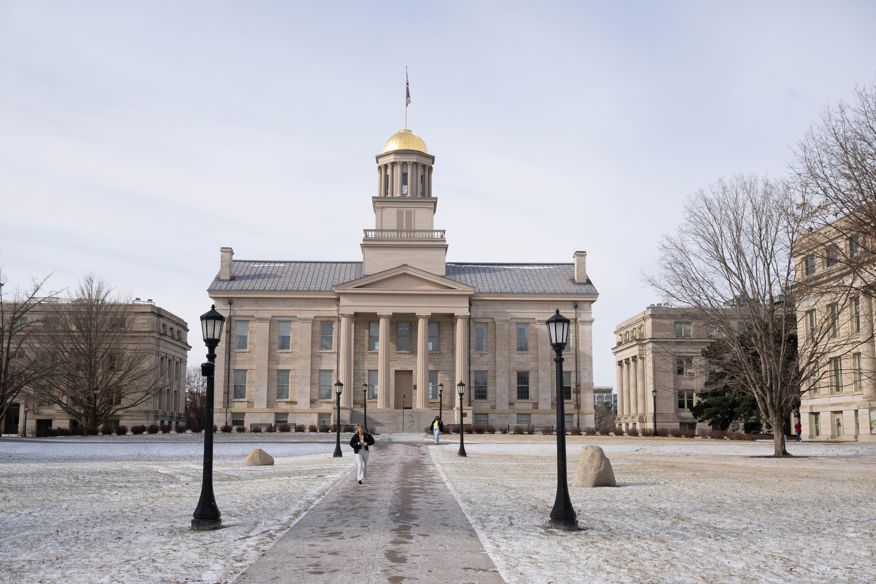 Old Capitol Building on a January day