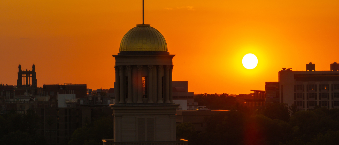 Old Capitol sunset photo