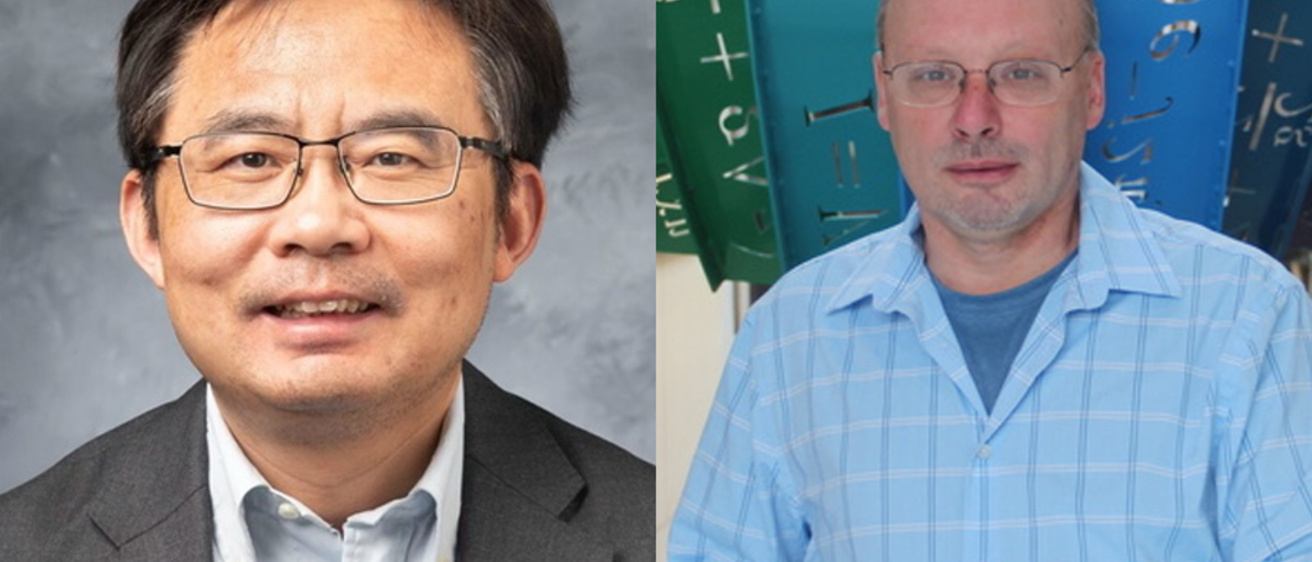 Jun Wang (left), Matthew McGill (right)