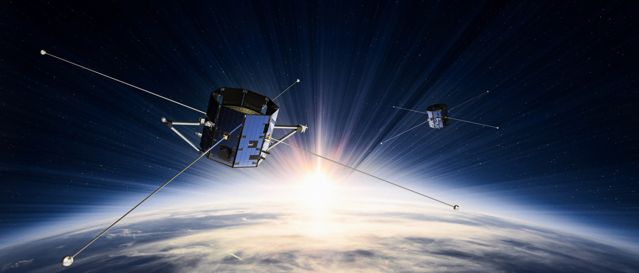 TRACERS mission mock up of satellite in space