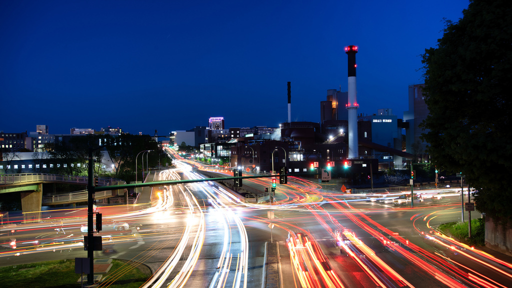 Night time lapse of Burlington Street