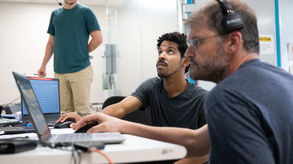 Researchers working on the TRACERS project